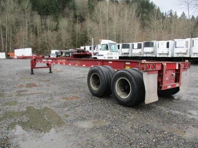2004 Hyundai 45x96 Tandem Axle Steel Container Chassis - Spring, Fixed Axle