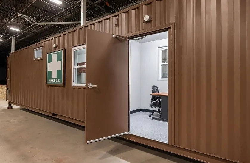 Mobile First Aid Office Container