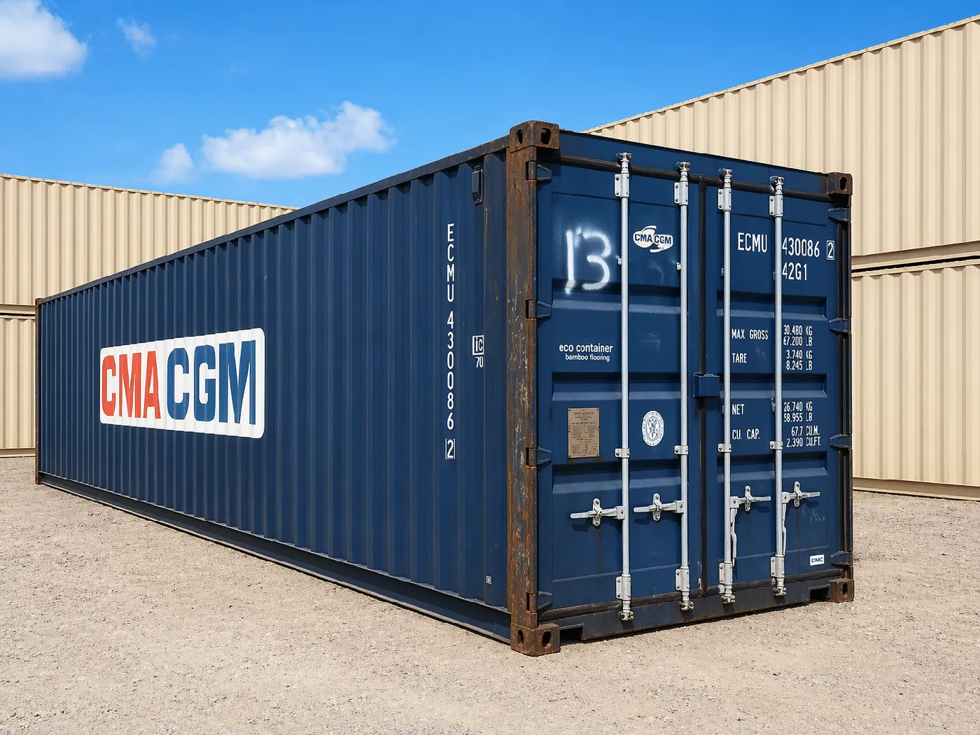 40ft Standard Wind and Watertight Shipping Container