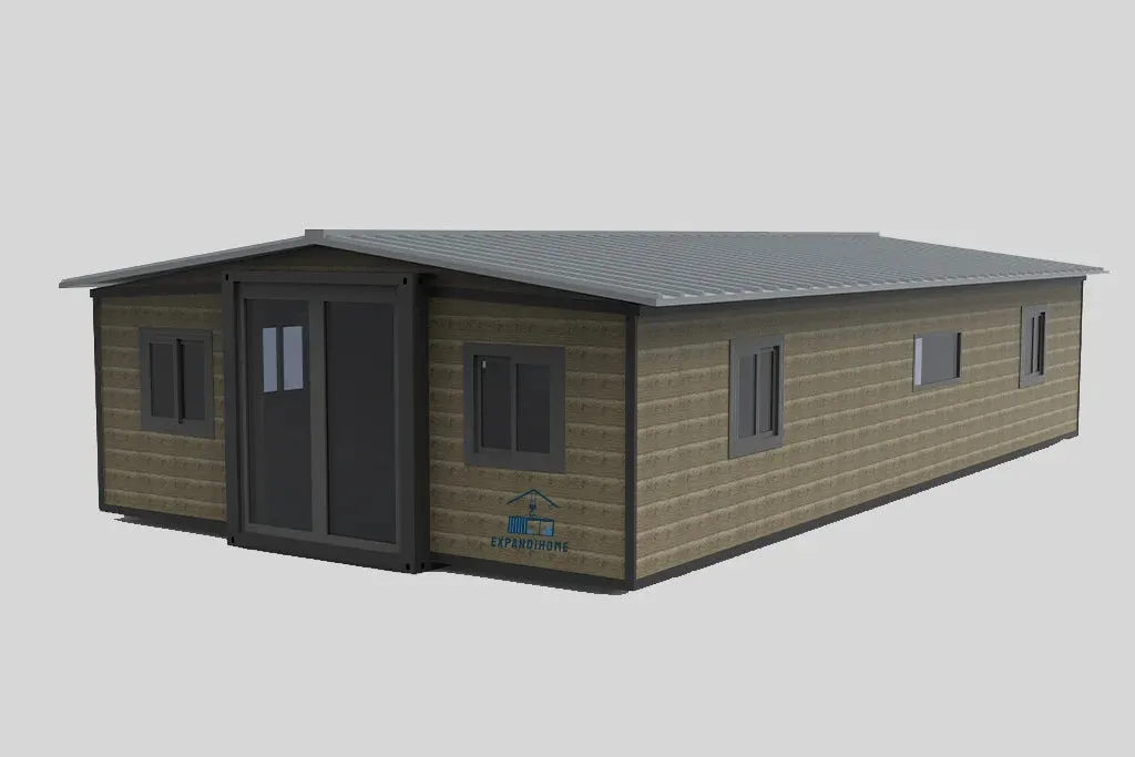 40FT Expandable 3beds with gabled roof temporary dwelling