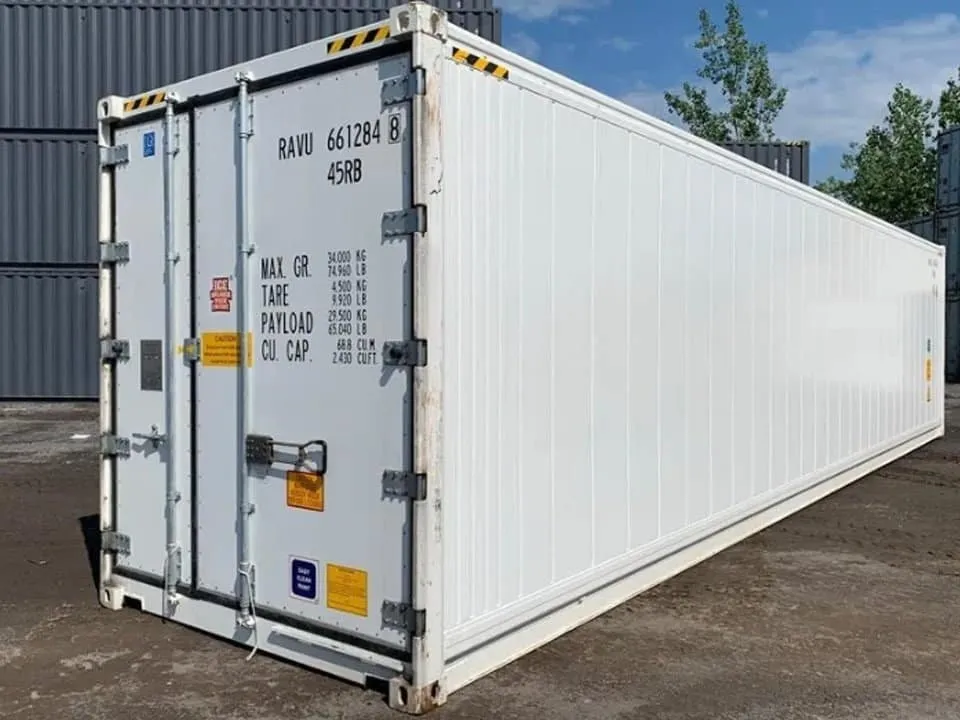 40ft High Cube Reefer Container – Refrigerated Shipping